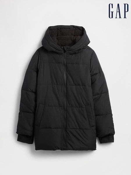 Gap Black Longline Warmest Puffer Jacket (4-13yrs) (4-13yrs) (H66473) | €71