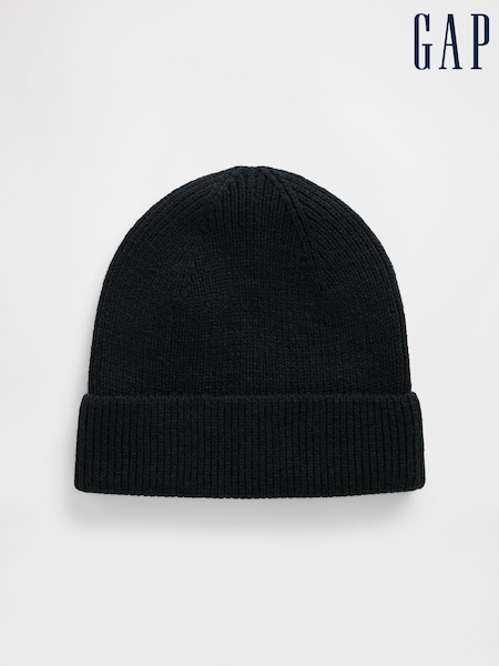 Gap Black Cosy Ribbed Beanie (H66539) | €16