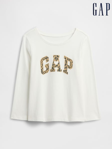 Gap White Graphic T-Shirt (6mths-5yrs) (6mths-5yrs) (H66556) | €0