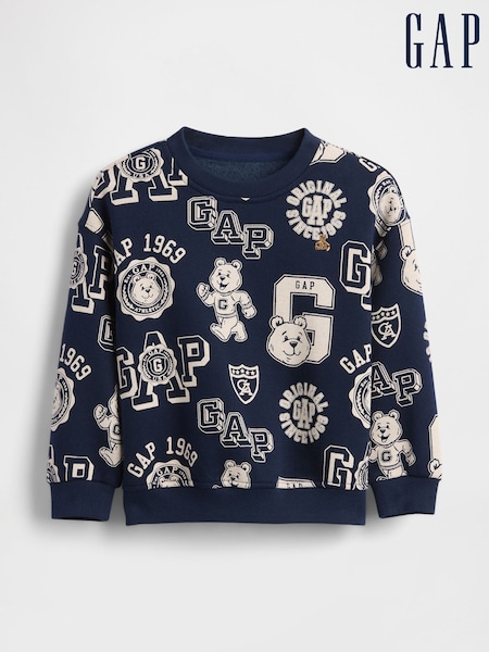 Gap Vintage Soft Varsity Bear Sweatshirt (6mths-5yrs) (6mths-5yrs) (H66592) | 25 €