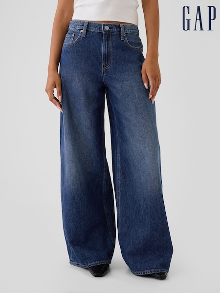 Gap Blue Low Rise Extra Baggy Jeans (H66619) | €66