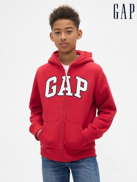 Gap Logo Sherpa Zip-Up Hoodie (4-13yrs) (4-13yrs) (H66643) | € 39