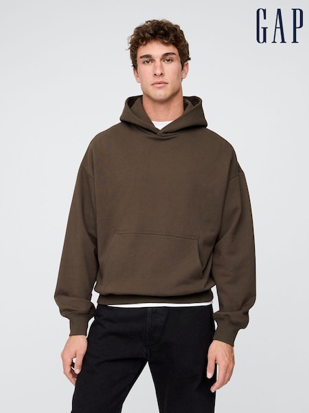 Gap Brown Oversized Heavyweight Hoodie (H66646) | €113