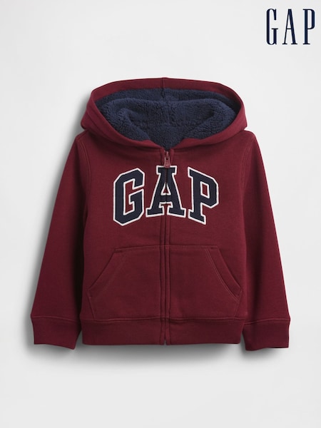 Gap Logo Sherpa Zip Up Hoodie (6mths-5yrs) (6mths-5yrs) (H66670) | 39 €