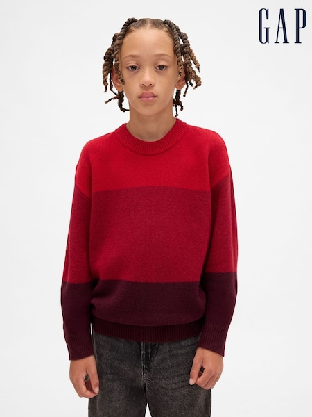 Gap Red CashSoft Relaxed Crew Neck Sweatshirt (4-13yrs) (H66675) | €42