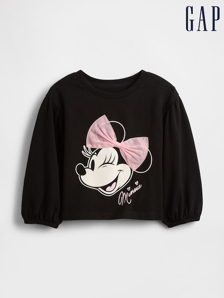 Gap Black Disney Graphic T-Shirt (6mths-5yrs) (6mths-5yrs) (H66683) | €23