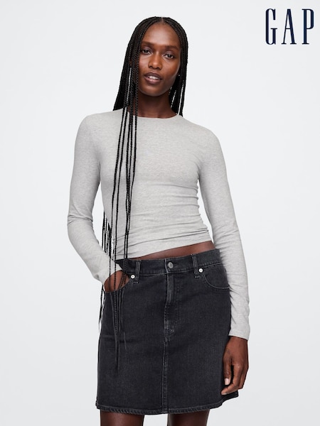 Gap Grey CloseKnit Jersey Short Sleeve T-Shirt (H66684) | €21