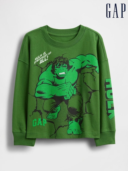 Gap Green Marvel Graphic T-Shirt (6mths-5yrs) (6mths-5yrs) (H66757) | €25