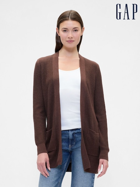 Gap Brown Long Open Cardigan (H66779) | €46