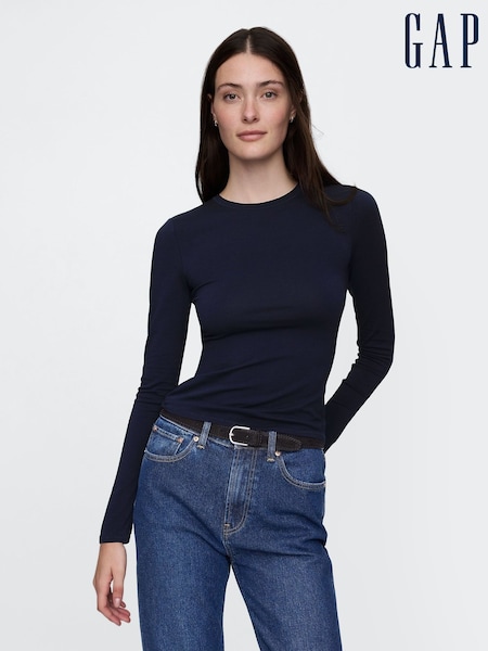 Gap Navy Blue CloseKnit Jersey Short Sleeve T-Shirt (H66781) | €19