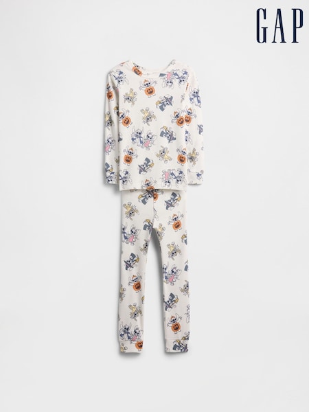 Gap White Pumpkin Disney Lilo & Stitch Pyjama Set (6mths-5yrs) (6mths-5yrs) (H66801) | € 31
