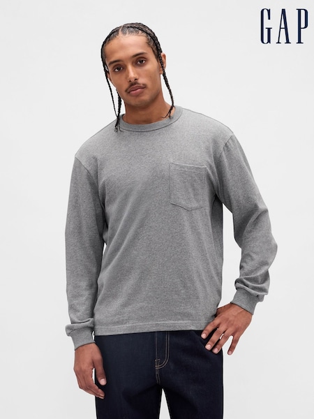 Gap Grey Heavyweight Relaxed T-Shirt (H66818) | €57