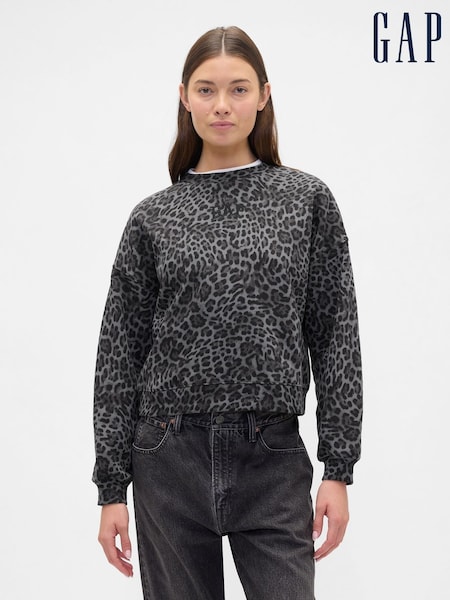 Gap Black/Grey VintageSoft Logo Wedge Sweatshirt (H66832) | €60
