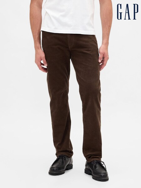 Gap Brown Corduroy Straight Trousers (H66836) | €73