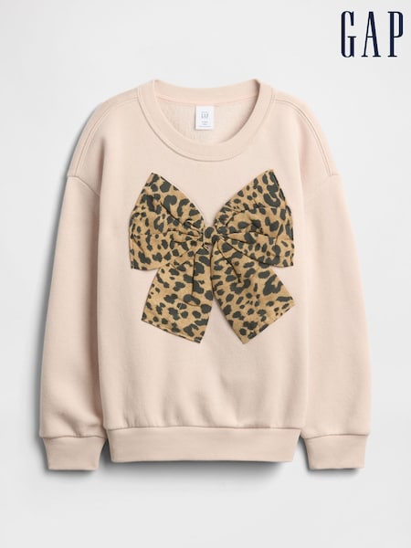 Gap Light Pink Oversized Graphic Sweatshirt (6mths-5yrs) (6mths-5yrs) (H66844) | €25