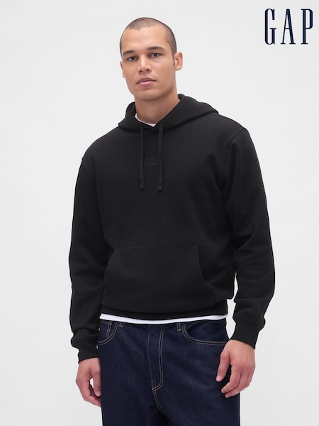 Gap Black Relaxed Mini-Logo Hoodie (H66897) | €46