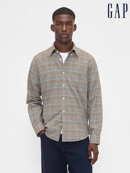 Gap Blue/Brown Check Oxford Shirt (H66899) | 250 zł