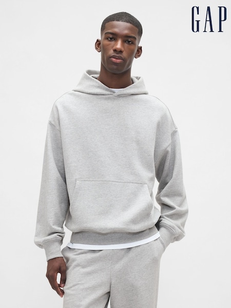 Gap Light Grey Oversized Heavyweight Hoodie (H66927) | €113