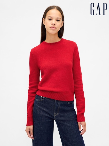 Gap Red CashSoft Crew Neck Jumper (H66930) | €45