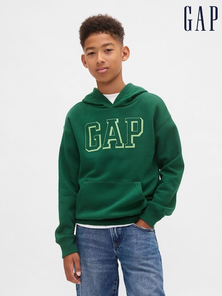 Gap Green Relaxed Logo Hoodie (4-13yrs) (H66934) | €27