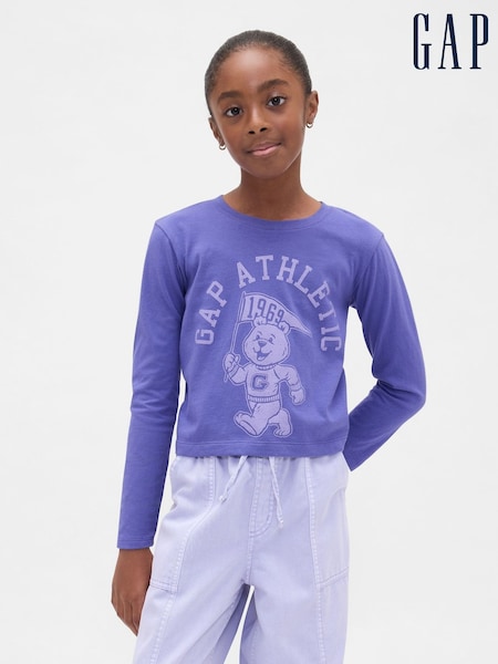 Gap Purple Relaxed Graphic Logo T-Shirt (4-13yrs) (4-13yrs) (H66963) | € 16