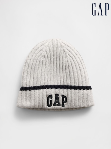 Gap Grey Soft Touch Rib Logo Beanie (H66966) | €17.50