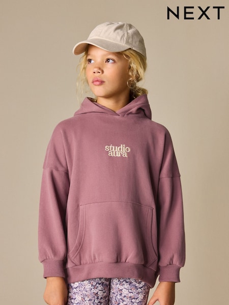 Brown Embroidered Detail Hoodie (3-16yrs) (H67038) | AED71 - AED102