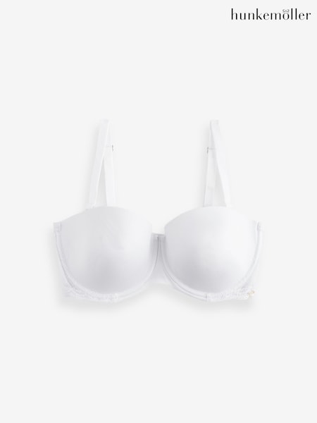 Hunkemöller Angie Padded Underwired Strapless White Bra (H67156) | €36