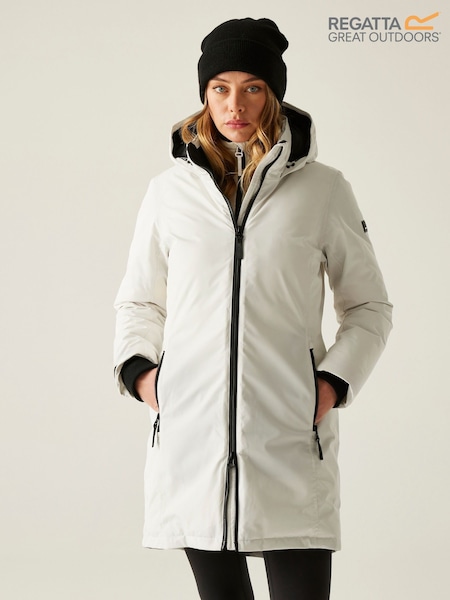 Regatta White Womens Marron Heavyweight Jacket (H67385) | €143