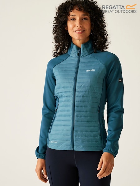 Regatta Blue Womens Clumber Hybrid Coat (H67388) | €53