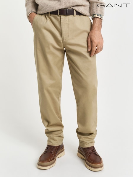 Verde - GANT Regular Fit Chino Trousers (H67451) | 968 LEI