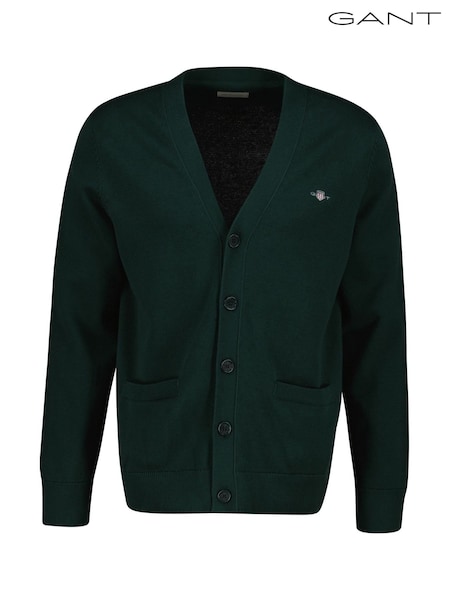 GANT Green Casual Cotton Knit Cardigan (H67514) | €184