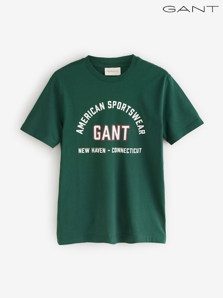 GANT Green Graphic Print T-Shirt (H67517) | €44
