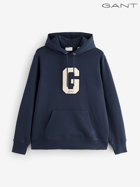 GANT Blue Preppy G Logo Hoodie (H67522) | R$ 1.185