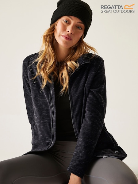 Regatta Black Mayse Full Zip Fleece (H67547) | €32