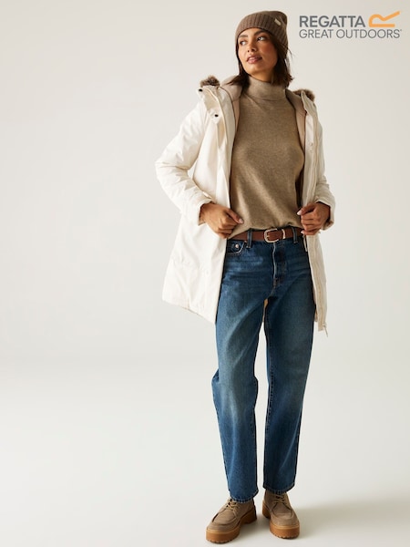 Regatta Cream Sabinka Waterproof Jacket (H67568) | €107