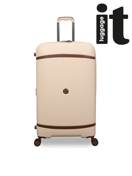 Creme - IT Luggage Large Cream Extravagant Suitcase (H67769) | 125 €