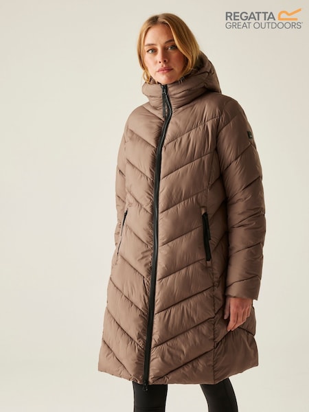 Castanho - Regatta Anita Heavyweight Coat (H67925) | R$ 900