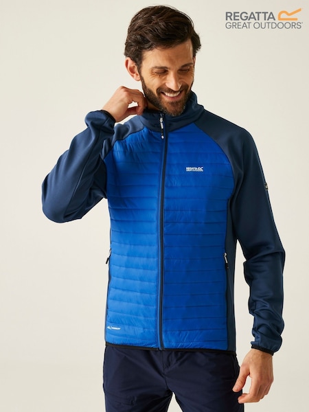 Regatta Blue Clumber Hybrid Coat (H68037) | 208 QAR
