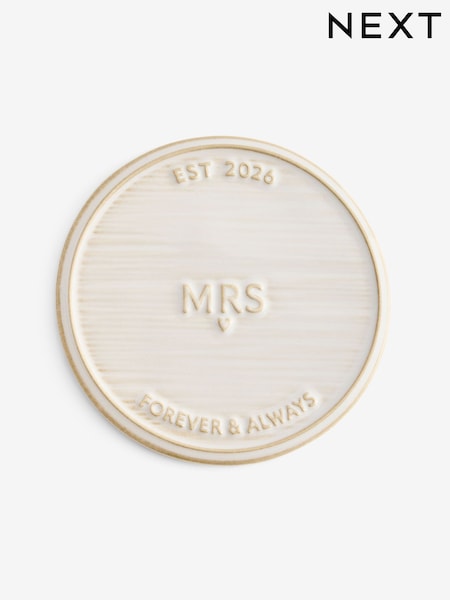 Natural Est in 2026 'Forever and Always' Wedding Coasters MRS (H68205) | AED19