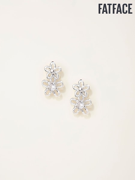 FatFace Double Daisy Stud Earrings (H68329) | ‏44 ر.ق.