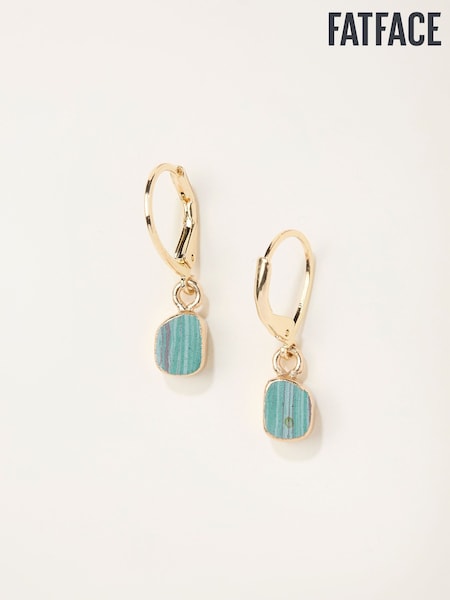 FatFace Green Drop Earrings (H68352) | AED73