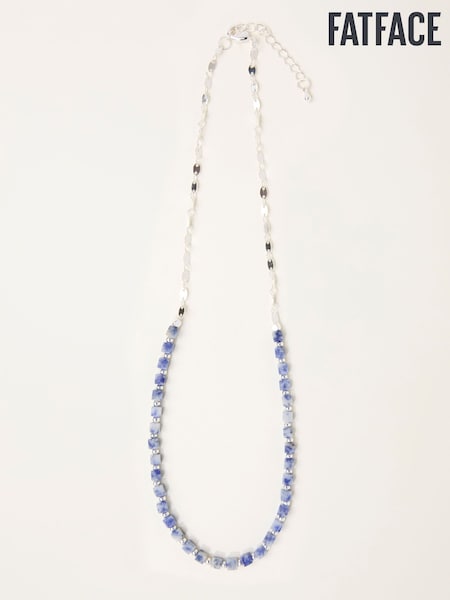 FatFace Blue Beaded Necklace (H68375) | AED96