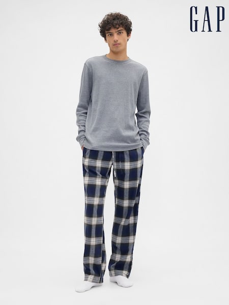 Gap Blue Flannel Pyjama Bottoms (H68417) | €40