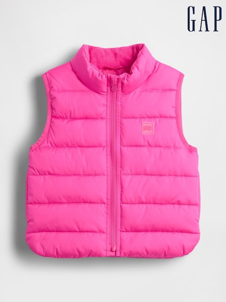 Gap Pink ColdControl Puffer Vest (6mths-5yrs) (6mths-5yrs) (H68418) | €27