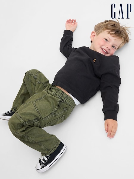 Gap Green Pull On Baggy Carpenter Jeans (6mths-5yrs) (6mths-5yrs) (H68438) | €40