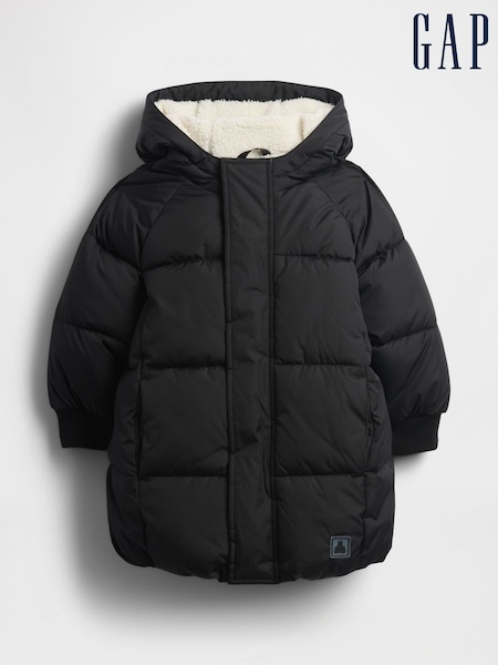 Gap Black Heavyweight Puffer Coat (6mths-5yrs) (6mths-5yrs) (H68445) | €92