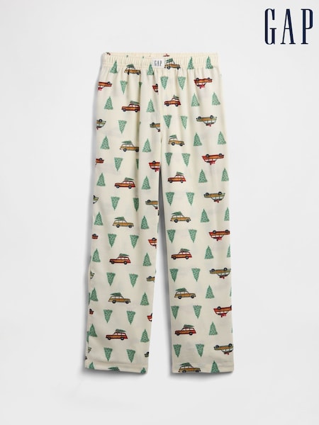 Gap Cream 100% Flannel Pyjamas Trousers (4-13yrs) (4-13yrs) (H68448) | €21
