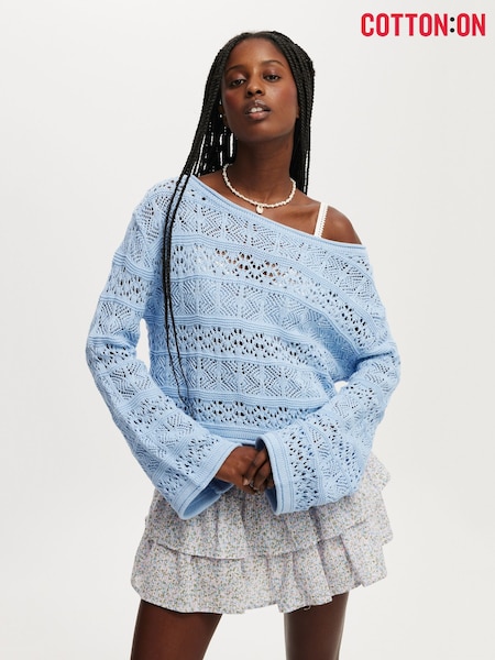 Cotton On Crochet Boat Neck Top (H68730) | 41 €