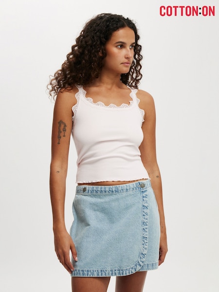 Cotton On Wrapped Denim Mini Skirt (H68748) | 42 €